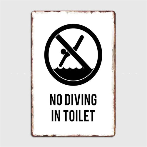 retro metal sign for fun wall decor - vue 25 sur 38