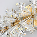 Modern crystal LED wall light with G4 bulb