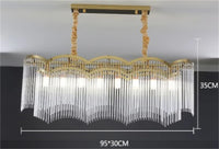 Modern luxury crystal chandelier for interiors