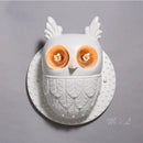Creative resin owl wall light with LED