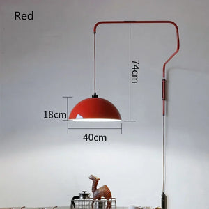 Long arm adjustable wall light modern creative timeless design