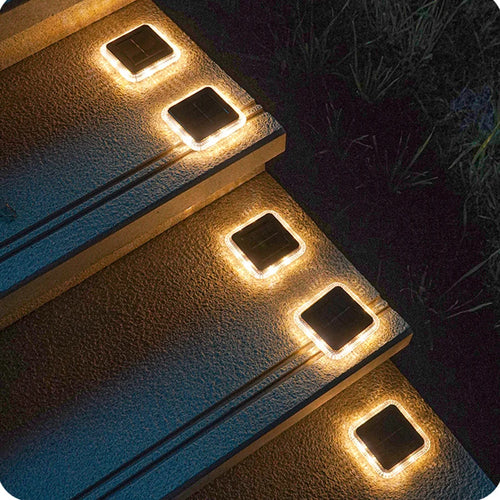 8 led solar ground light - vue 7 sur 10