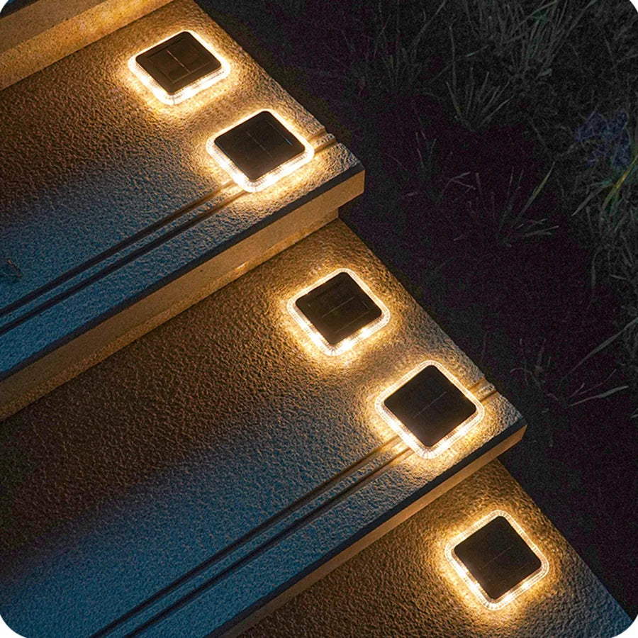 8 led solar ground light - vue 6 sur 10