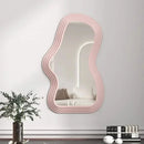 Decorative cloud-shaped hanging makeup mirror