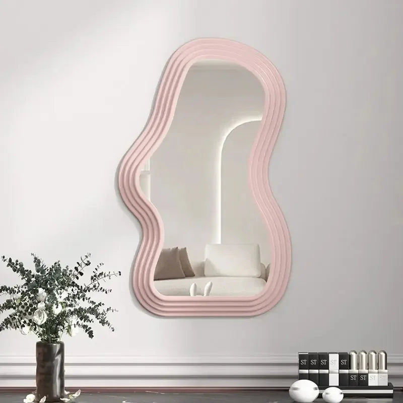 Decorative cloud-shaped hanging makeup mirror - vue 8 sur 11