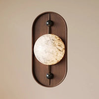 Modern luxury marble wall light for bright interiors