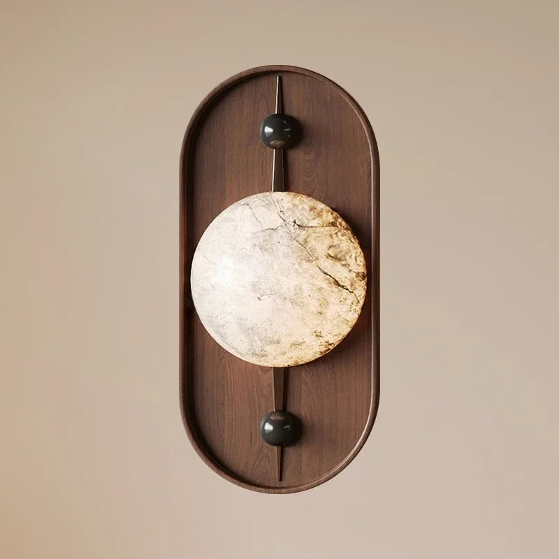 Modern luxury marble wall light for bright interiors