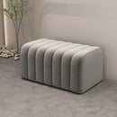 modern design shoe bench with soft and comfortable footrest