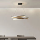 Aluminium spiral LED chandelier for home decor