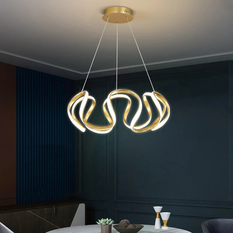 Modern LED chandelier ceiling light for home decor