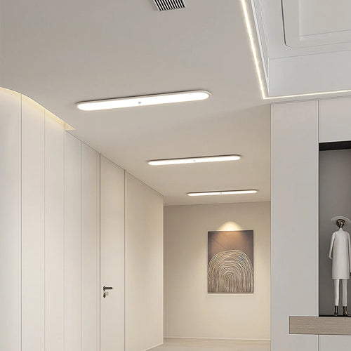 Modern round ceiling light with PIR motion sensor - vue 6 sur 18