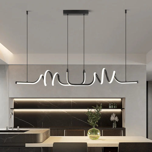 Modern minimalist pendant light for decorative indoor lighting - vue 4 sur 7