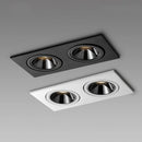 Recessed LED ceiling light anti-glare for modern interiors