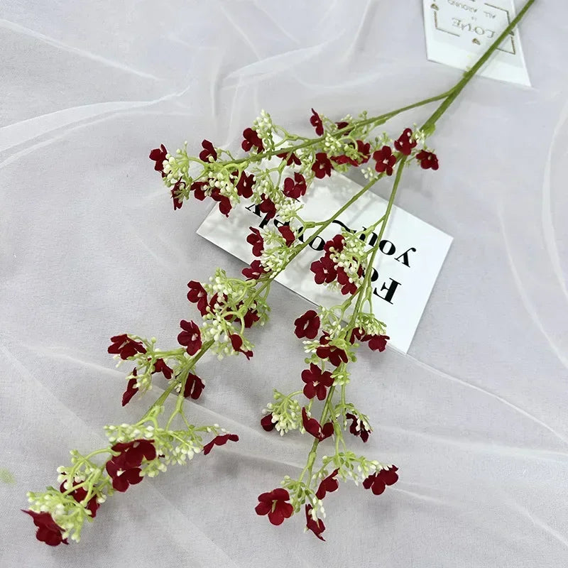Artificial silk gypsophila branches for indoor decoration - vue 13 sur 14