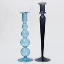 Glass candle holder for wedding decoration and table centrepiece