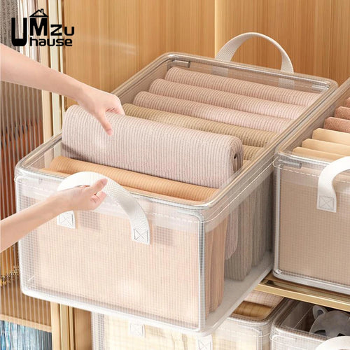 foldable storage basket for clothes and toys - vue 3 sur 7