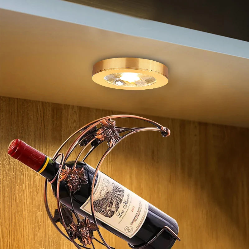 Ultra slim round LED spotlight for display and interior