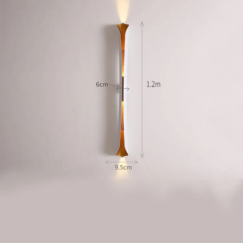 Minimalist torch-shaped dimmable LED night lamp