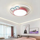 Round LED children's ceiling light with eye protection and soft lighting