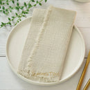 Set of 12 cotton gauze napkins
