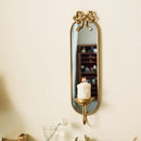 Antique iron wall mirror elegant hanging decor for interiors