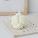 decorative and cute soy wax ball scented candle
