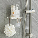 modern design no-drill soap drain wall shelf