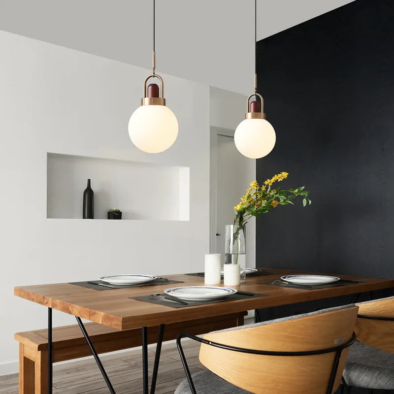 Minimalist retro chandelier for restaurant, bar and decor