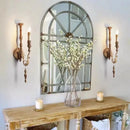 Retro loft vintage wood wall light