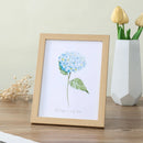Wooden hanging photo frame with plexiglass for photo display
