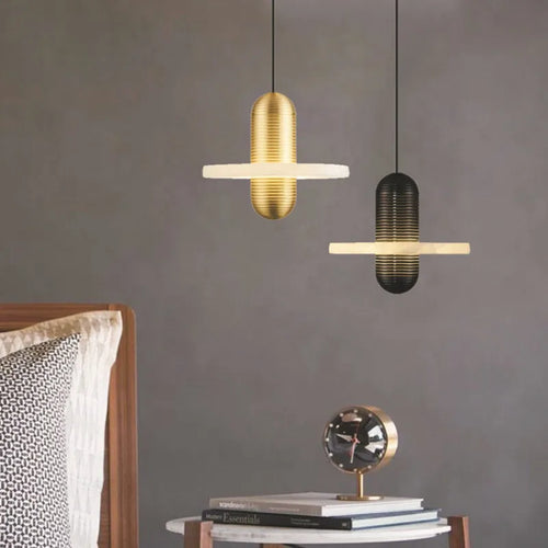 Nordic design natural marble chandelier for elegant interiors - vue 6 sur 14