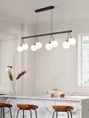 Circular glass designer pendant light for modern interiors