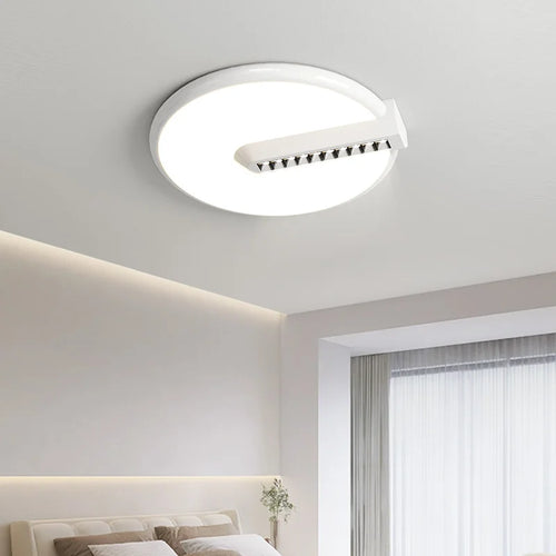 Modern LED ceiling light with remote control for decoration - vue 5 sur 12