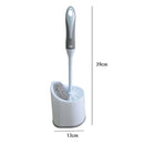 Toilet Brush Set with Under Rim Brush and Storage Caddy for Bathroom Cleaning, 2 Pack
