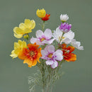 Silk artificial flower branch for wedding decoration