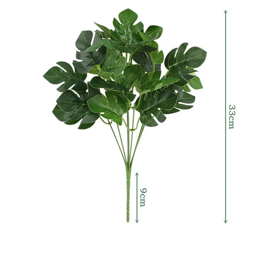 Artificial silk bamboo leaves for elegant decoration - vue 19 sur 32