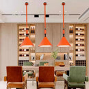 Artificial leather LED pendant light decorative fixture