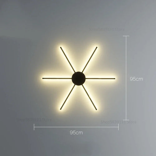Modern creative wall light for stylish interior decor - vue 20 sur 22