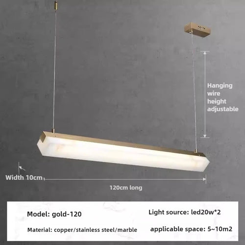 Luxury copper lamp for living room, bar, restaurant and office - vue 9 sur 10