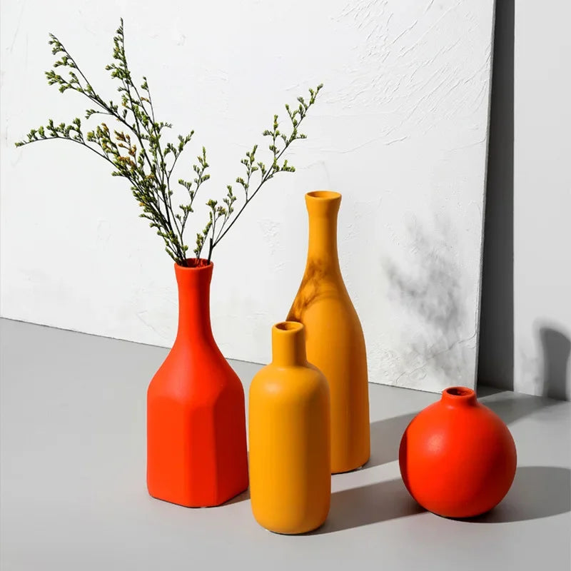 Nordic ceramic vase for home decor or gift