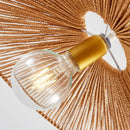 Japanese-style decorative retro hemp rope pendant light