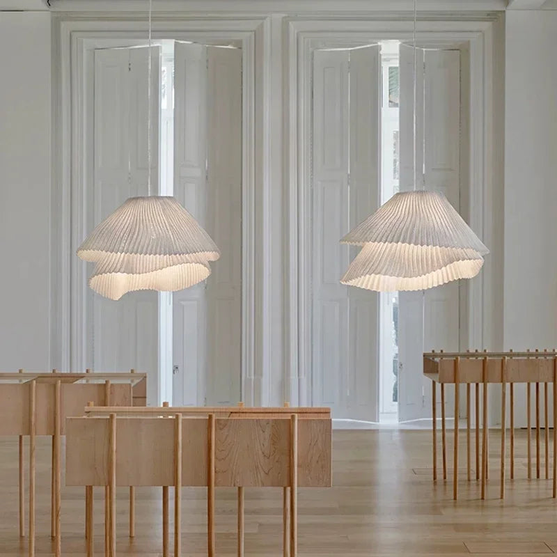 Nordic wabi sabi LED pendant light for living room, restaurant, dining room, bedroom, loft