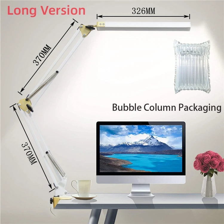 LED desk lamp with clamp 10W - vue 17 sur 18