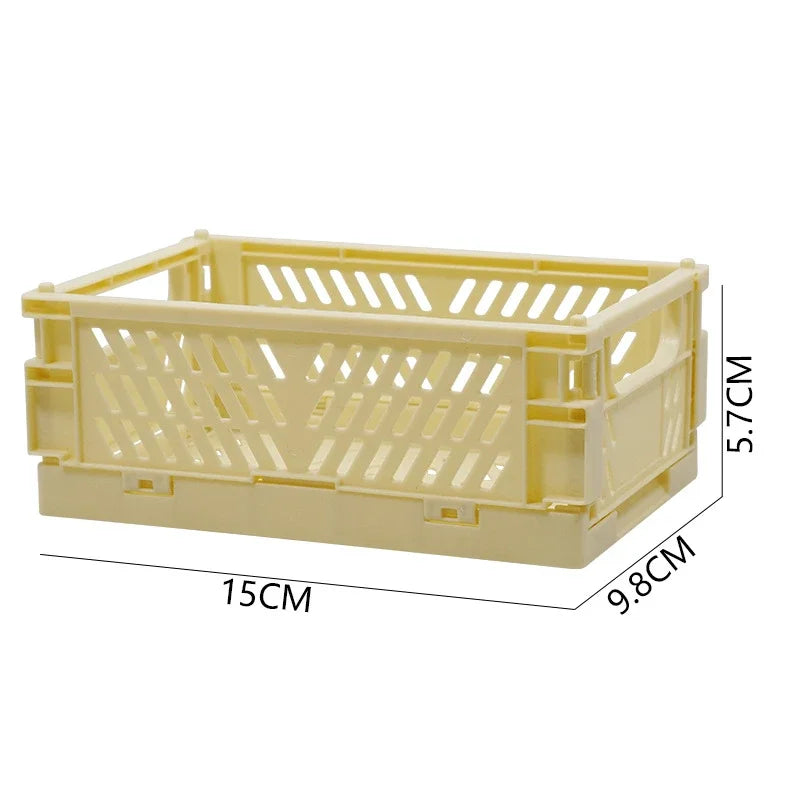 foldable storage basket for makeup jewelry toys and more - vue 26 sur 28