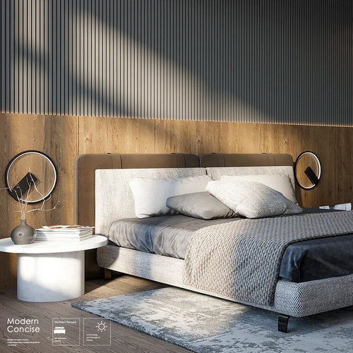Modern decorative indoor aluminium wall light - vue 3 sur 6