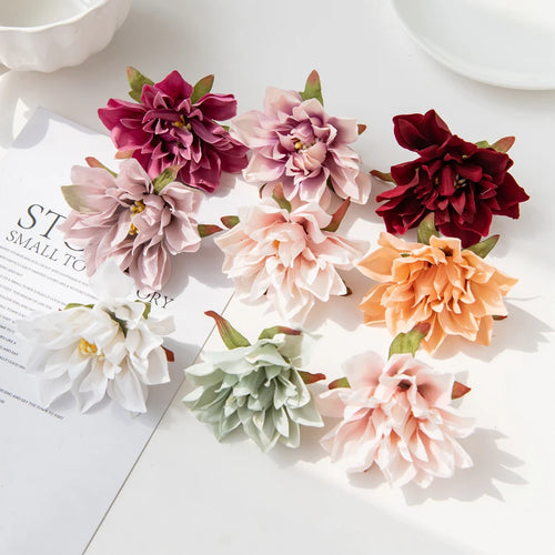 Set of 20 silk wall flowers for varied decoration - vue 2 sur 15