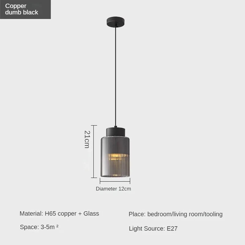 Modern copper pendant light for creative luxury lighting