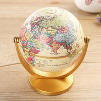 retro desktop globe for learning geography