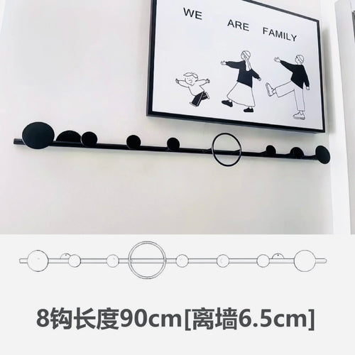 Nordic luxury decorative wall mounted clothes and hat rack - vue 14 sur 18