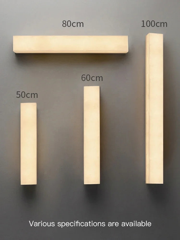 Modern marble and copper wall light for interior decoration - vue 4 sur 9